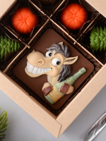 Набор шоколада ручной работы "Новогоднее настроение" #2 с символом 2026 года