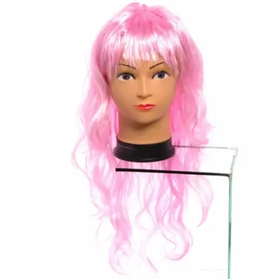 Парик карнавальный «Чаровница» (локоны 60 см), Розовый