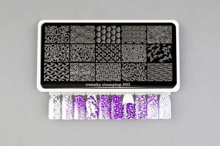 Пластина Swanky Stamping 003