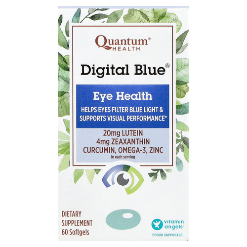 Quantum Health, Digital Blue®, средство для здоровья глаз, 60 капсул