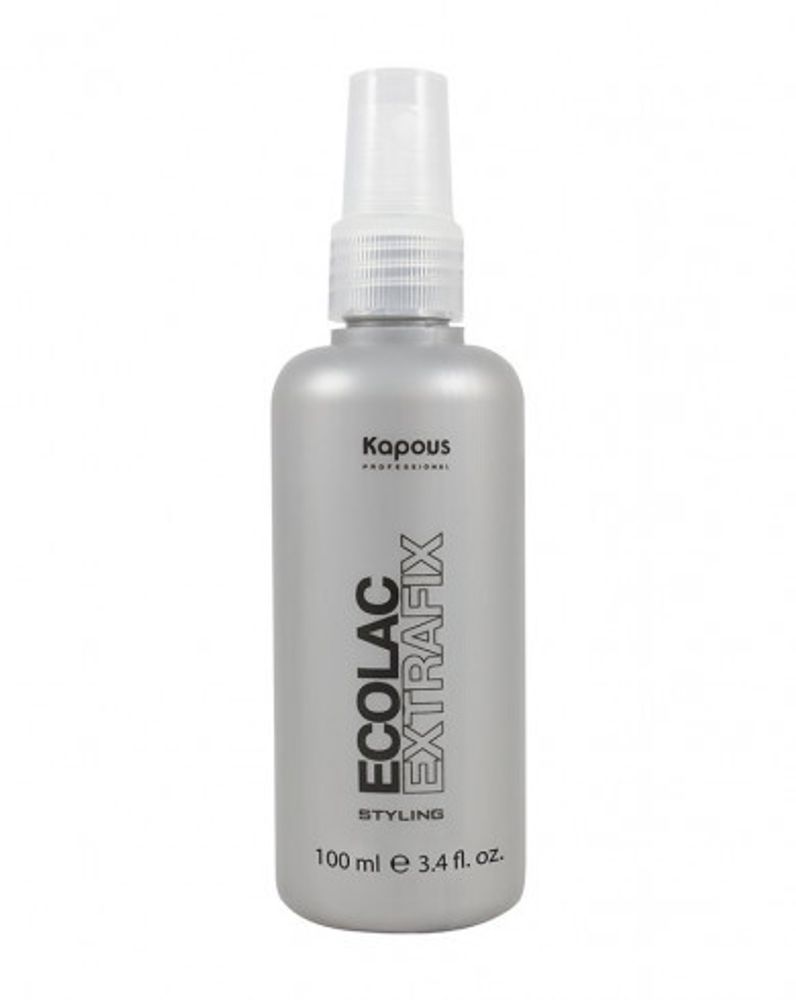 Лак для волос жидкий сверхсильной фиксации Ecolac Extrafix 100 мл., 65 Kapous Professional (Германия)