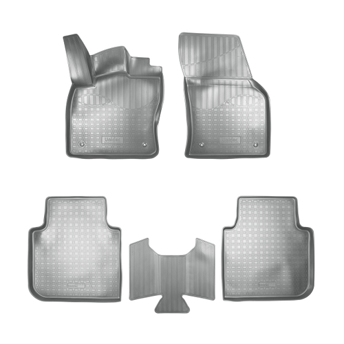 Ковры в салон Norplast/Unidec для Skoda Kodiaq (2017-)Полиуретан,Серый, арт.NPA11-C81-250-G