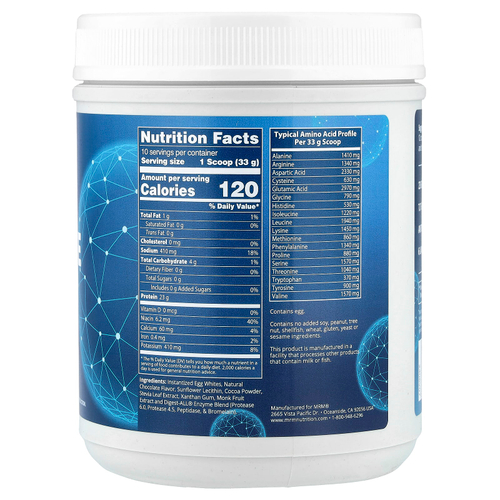 MRM Nutrition, Протеин из яичного белка, шоколад, 340 г (12 унций)