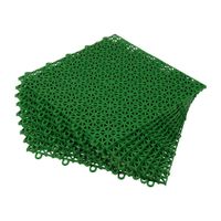 Покрытие пластиковое, универсальное 1м.кв. (9 плиток), зеленый
