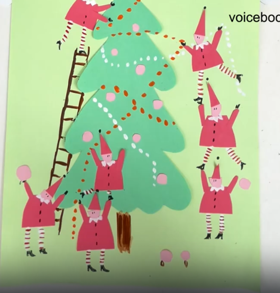 Делаем аппликацию "Гномы"