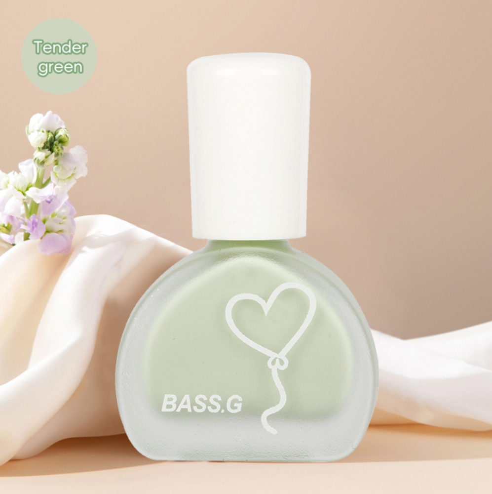 Лак для ногтей матовый &quot;Bass.G&quot;, светло-зеленый