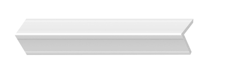 Угловой плинтус Decomaster D006ДМ 22х22х2000мм