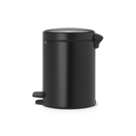 Ведро для мусора Brabantia NewIcon черное матовое 5л