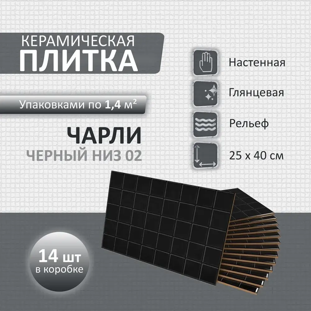 Чарли чер низ 02 250х400 (1-й сорт)