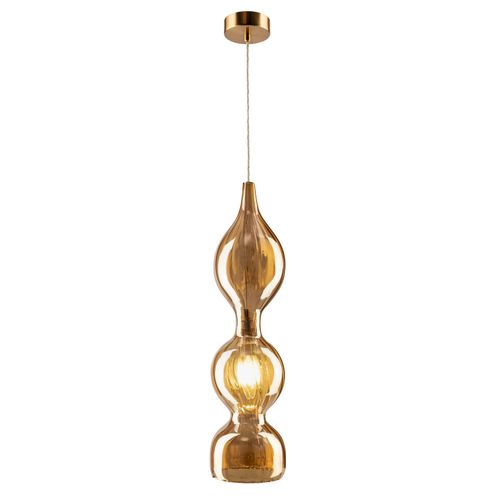 Светильник подвесной Crystal Lux IRIS SP1 B AMBER