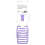 Расческа для волос скелетная, 24,5х7 см, продувная, фиолетовая/черная, MONTE VITA (МОНТЕ ВИТА), 457421