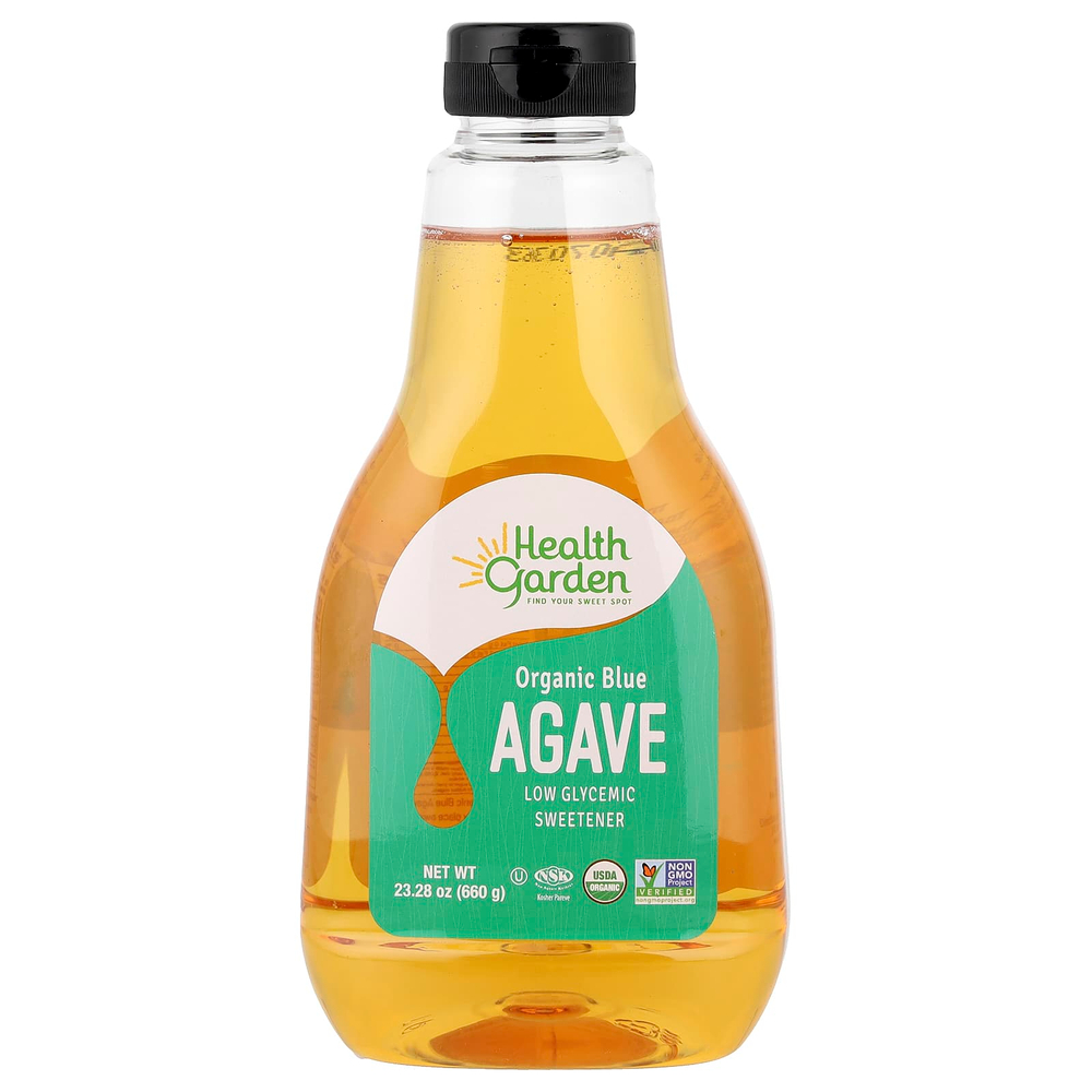 Health Garden, Органическая голубая агава, подсластитель с низким гликемическим индексом, 660 г (23,28 унции)