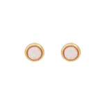 Серьги пусеты Possebon Quartz Rose A9999.9 R/G
