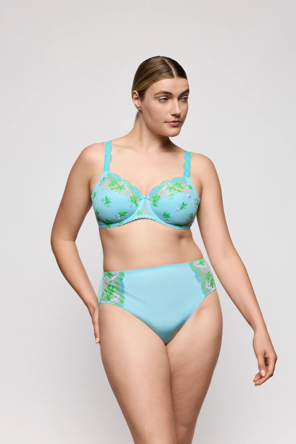 PRIMADONNA Cala Luna Трусы с высокой талией, бирюзовый