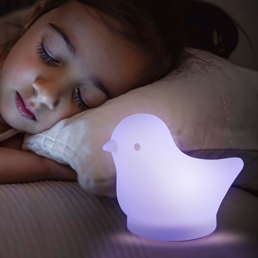 Ночник - светильник светодиодный ЭРА NLED-412-1W-W на батарейках или от USB мягкий силиконовый белый | Ночники