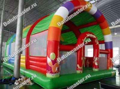 Батут с тентом "В кругу друзей"