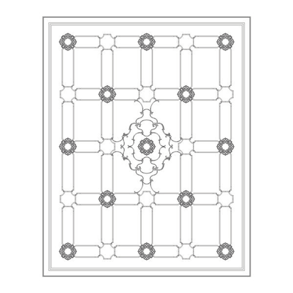 Потолок RODECOR Пагода Ф3 88033CN (5000*4000)