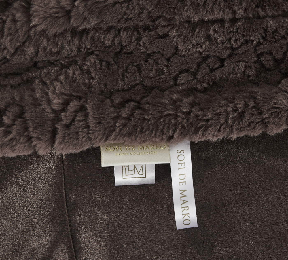 Плед 160х220 Sofi De MarkO Теодор шоколад