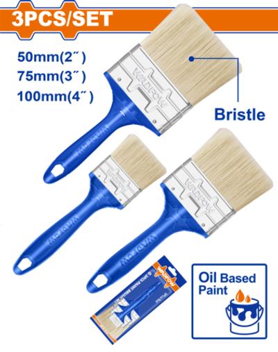 Набор кистей для рисования из 3 шт