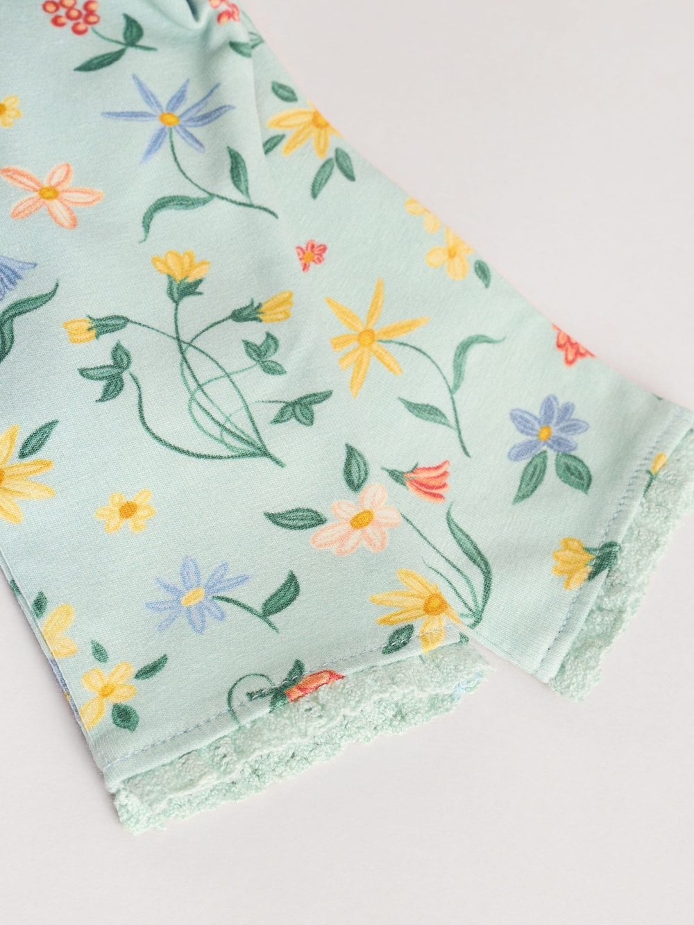 Лонгслив и брюки в комплекте для малышей Next E66-461, Молочный, Мятный