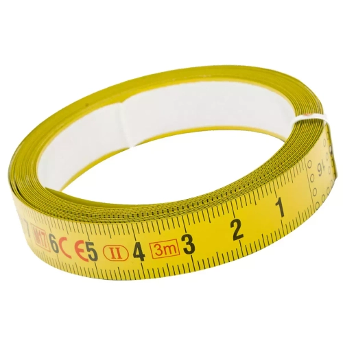 Измерительная лента 3 м с клеевым слоем шкала слева направо BTR-3-13