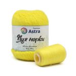 Пряжа Astra Premium (Астра Премиум) Пух норки / уп.1 мот. по 50 г, 290 м, 027 лимонный