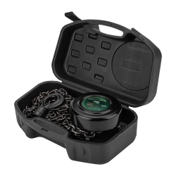 Лебедка механическая подвесная с фиксацией цепи натяжения, 0.5т (длина цепи - 2.5м) в кейсе RockForce##Rock FORCE RF-TRC9005S BIG