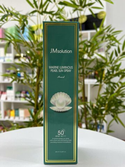 Солнцезащитный спрей для лица с жемчугом Marine Luminous Pearl Sun Spray SPF50+ PA+++ 180 мл.