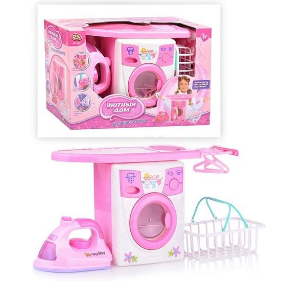 Стиральная машина + утюг 2в1 "Уютный дом" , Play Smart