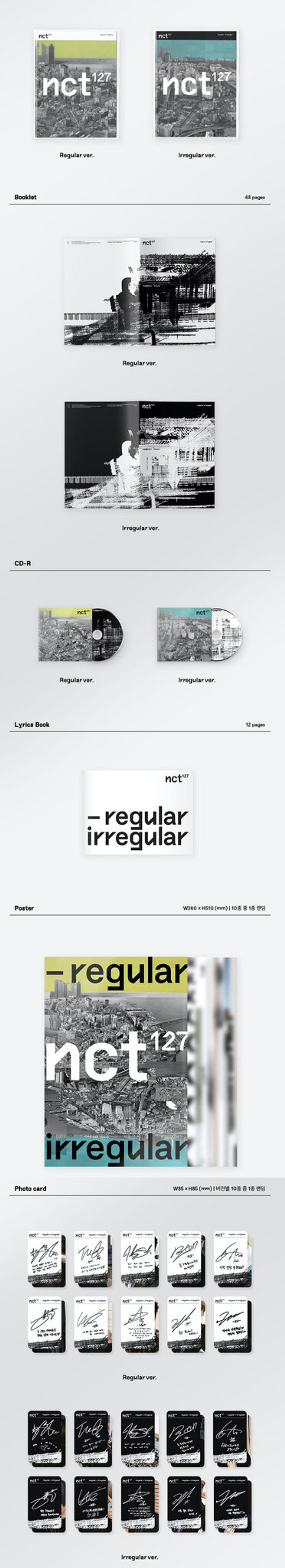 Альбом NCT 127 - Regular-Irregular (1st album)