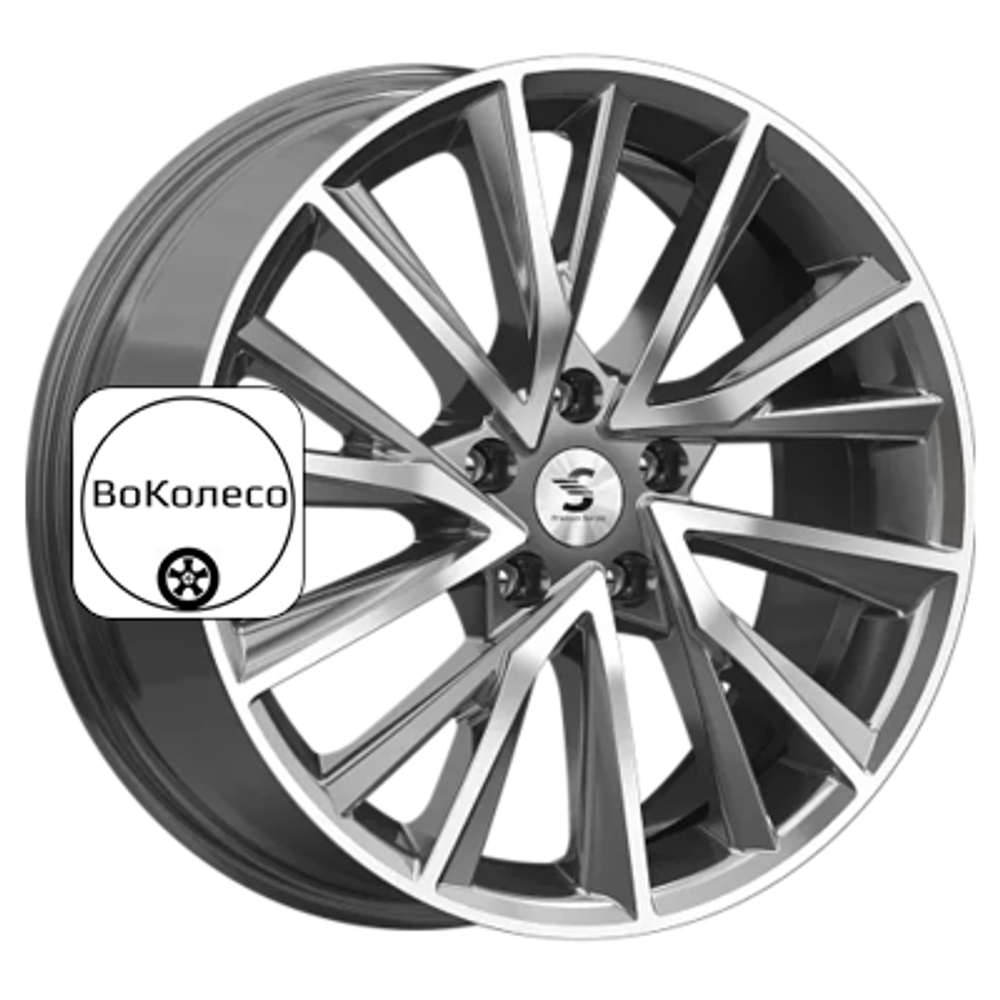 7,5x18/5x108 ET47 D60,1 КР010 (Tiggo 8 Pro) Diamond Gloss Graphite Premium Series