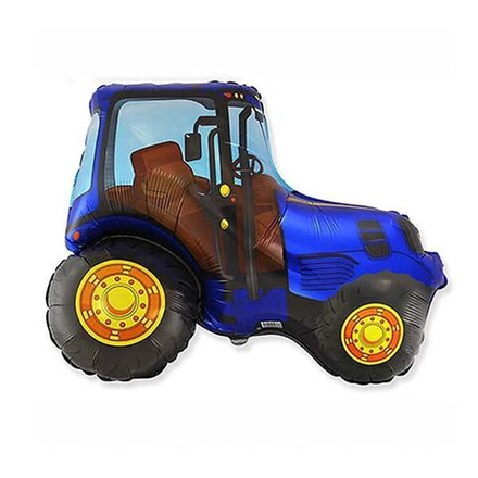 Шар фигура Трактор синий