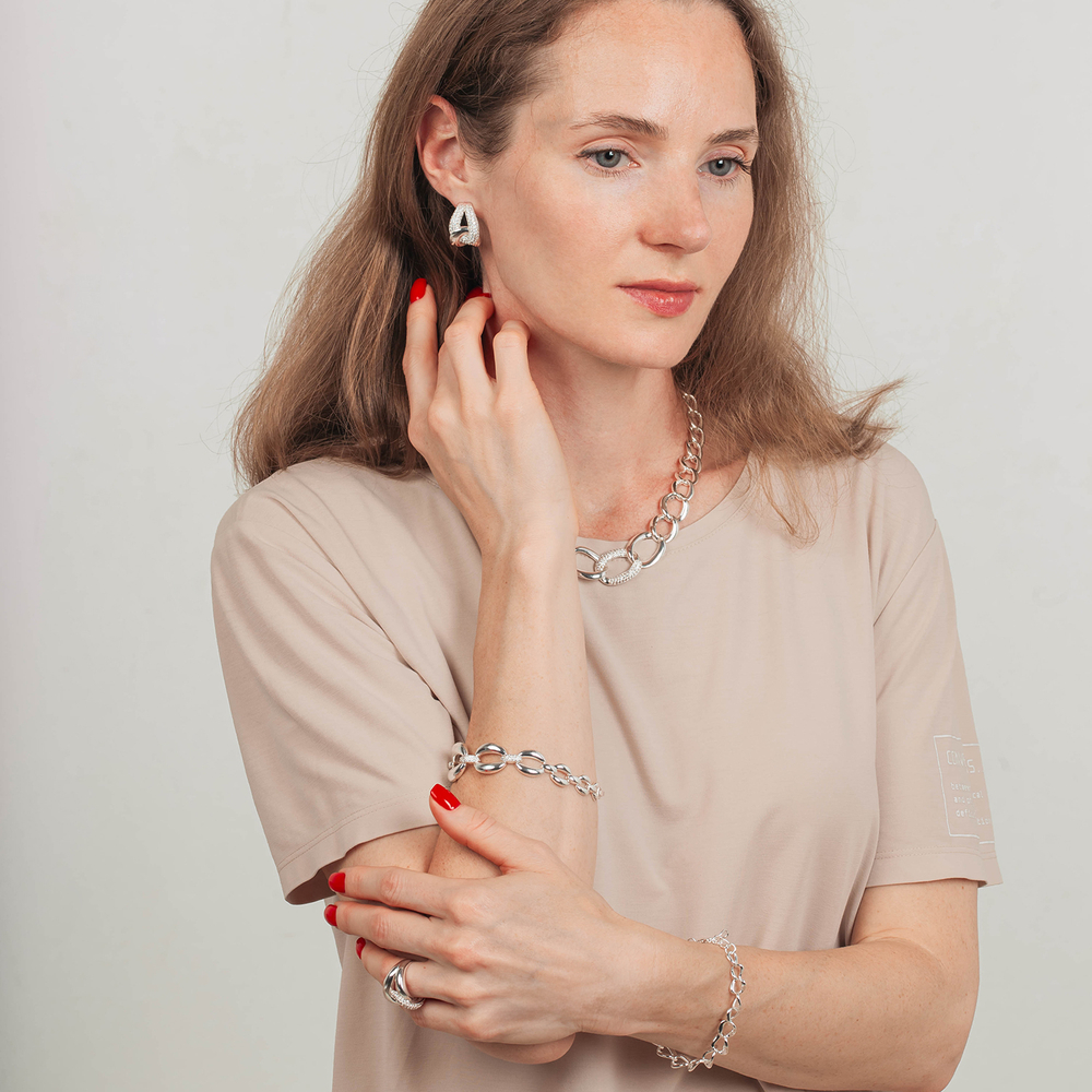 Серьги Fiore Luna ABE28377-02 S