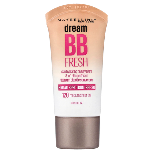 Maybelline, Dream BB Fresh, увлажняющий бальзам для кожи, SPF 30, средний оттенок 120, 30 мл (1 жидк. унция)