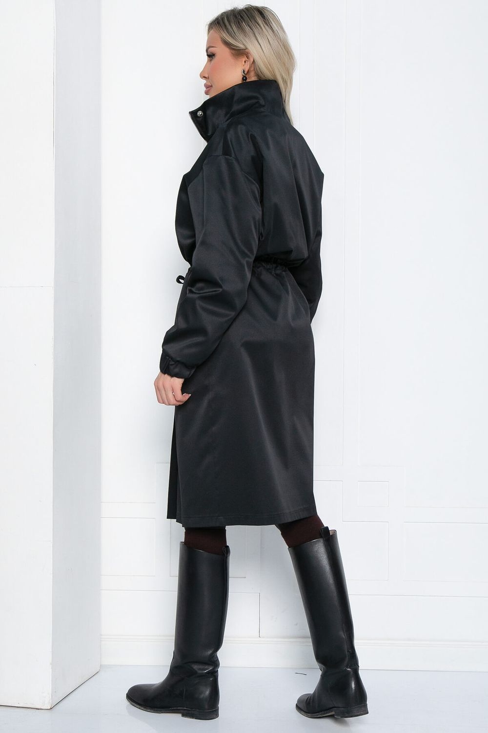 Плащ Весна близко (черный) Б12513-7 LT Collection