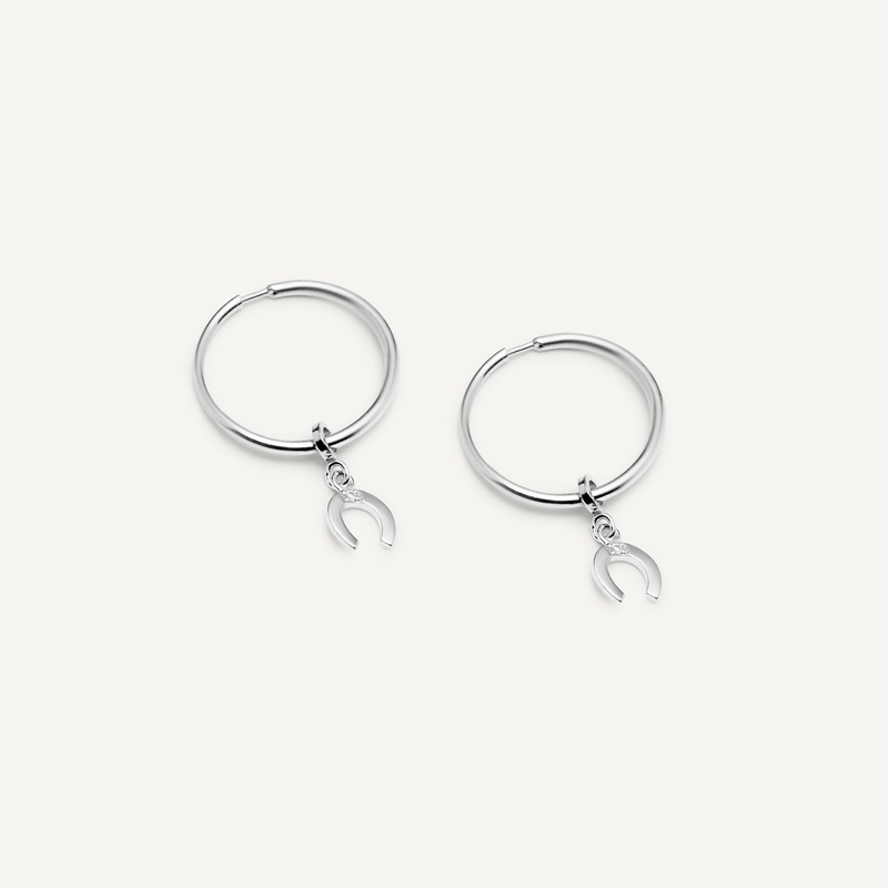 Серьги Подкова-оберег