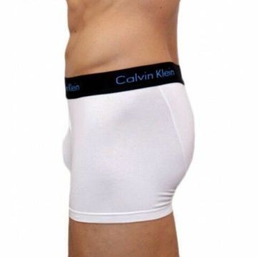 Трусы мужские боксеры белые удлиненные Calvin Klein