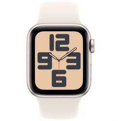 Умные часы Apple Watch SE 2024, 40 мм, алюминий цвета "Сияющая звезда", Starlight Sport Band, M/L (MXEG3)