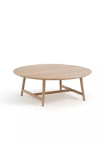 Стол кофейный Хаше 100х100х36 круглый дубовый