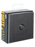 FORTE&PIANO Розетка TV оконечная FP528 сталь IEK