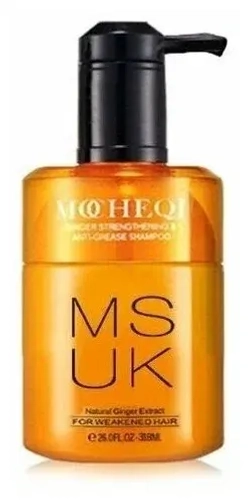 Шампунь с экстрактом имбиря для укрепления и стимуляции роста волос Mocheqi Musk
