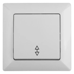 Переключатель Intro Solo 4-103-01 одноклавишный 10А-250В IP20 СУ белый