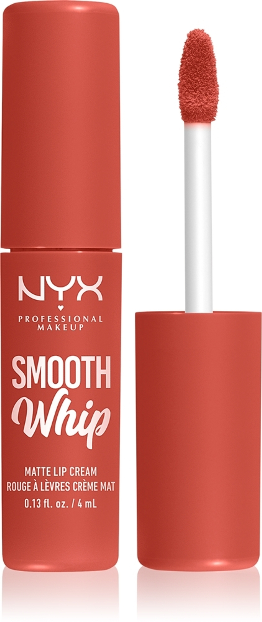 NYX Professional Makeup Smooth Whip Matte Lip Cream - Бархатистая разглаживающая помада, 4 ml