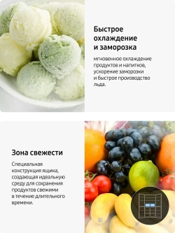 Многодверный холодильник Samsung RF48A4000B4/WT