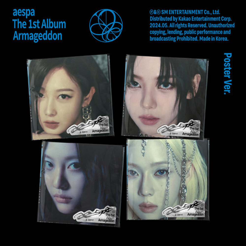 Альбом aespa - 1st Regular Album Armageddon (Poster Ver.)
