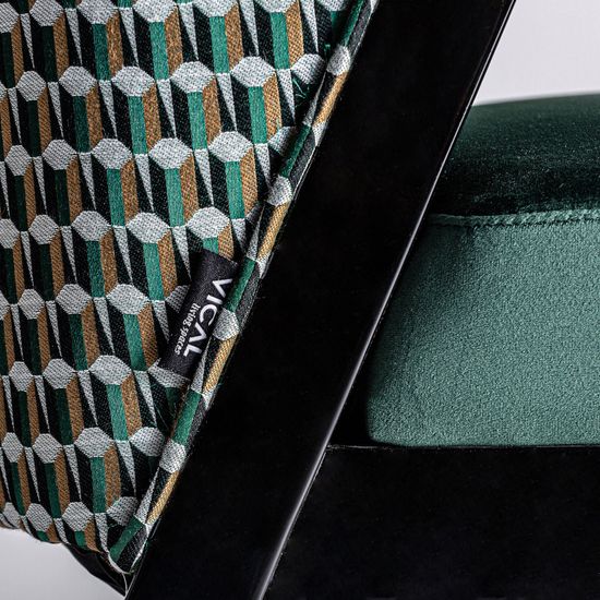 Стул Kelheim цвет зеленый/черный Испания 