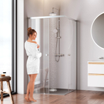 Душевое ограждение 100x100 см, без поддона AM.PM X-Joy W94G-403-100100-MT1K