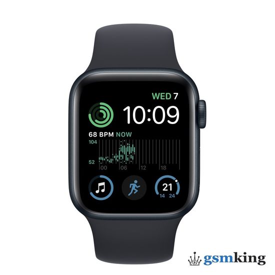 Apple Watch SE 2022 GPS + Cellular 40mm Midnight Aluminium Case with Midnight Sport Band