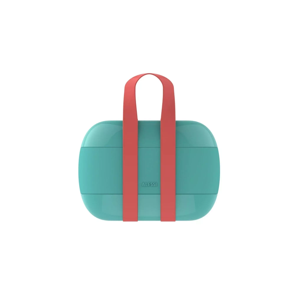 Alessi - Ланч-бокс Food à porter, синий / артикул   SA02 LAZ  / GTIN
