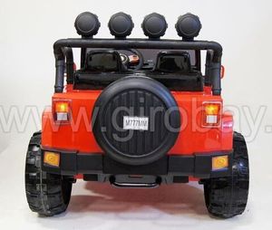 Детский электромобиль River Toys JEEP M777MM красный